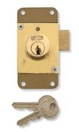 UNION J4143-PL Cupboard Lock Straght Cylinder 75mm Brass