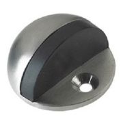  Oval Shield Door Stop Floor Fix Stainless Steel