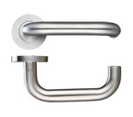 Safety Lever Handle 19mm On Rose SSS